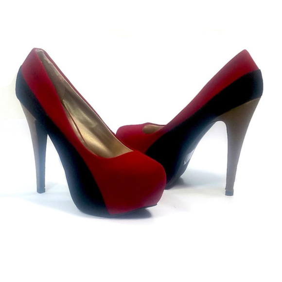 Cupid Shoes - CUPID Suede Platforms Size 8.5